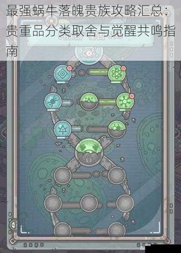 最强蜗牛落魄贵族攻略汇总:贵重品分类取舍与觉醒共鸣指南