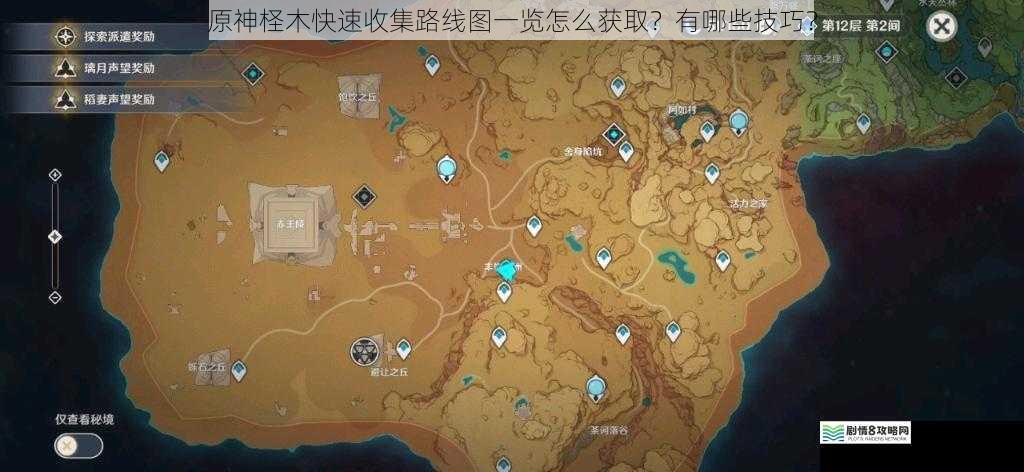 原神柽木快速收集路线图一览怎么获取?有哪些技巧?