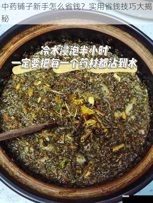 中药铺子新手怎么省钱?实用省钱技巧大揭秘