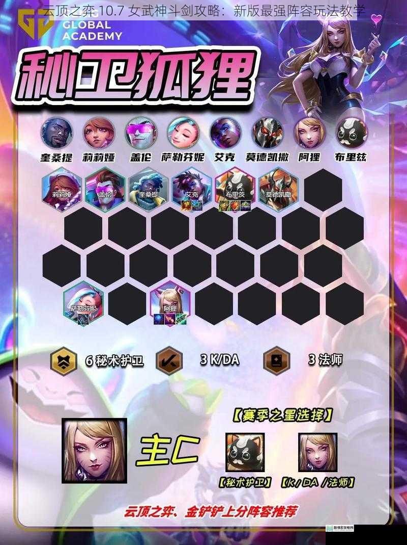 云顶之弈 10.7 女武神斗剑攻略:新版最强阵容玩法教学