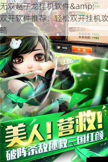 无双赵子龙挂机软件&双开软件推荐:轻松双开挂机攻略