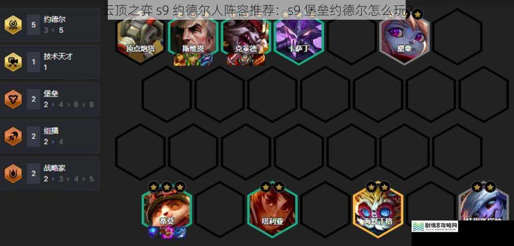 云顶之弈 s9 约德尔人阵容推荐:s9 堡垒约德尔怎么玩?