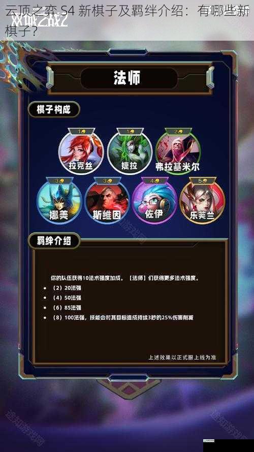 云顶之弈 S4 新棋子及羁绊介绍:有哪些新棋子?