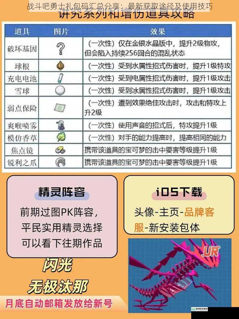 战斗吧勇士礼包码汇总分享:最新获取途径及使用技巧