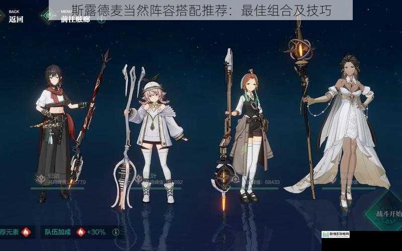 斯露德麦当然阵容搭配推荐:最佳组合及技巧