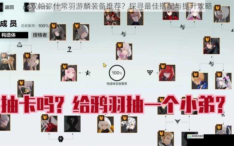 战双帕弥什常羽游麟装备推荐?探寻最佳搭配与提升攻略