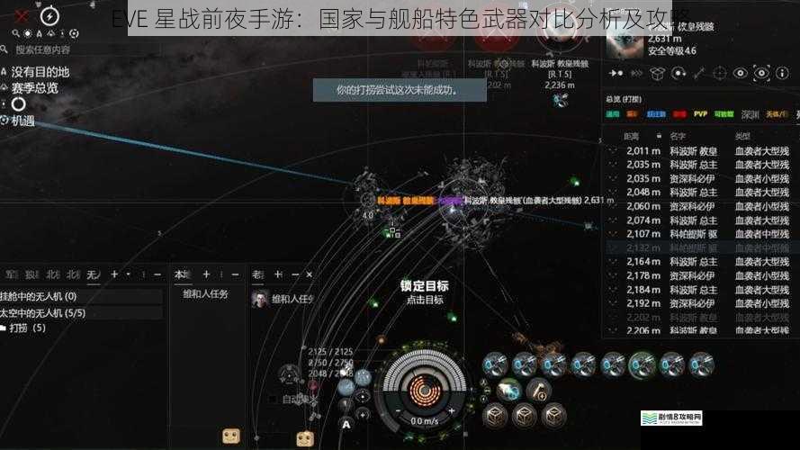EVE 星战前夜手游:国家与舰船特色武器对比分析及攻略