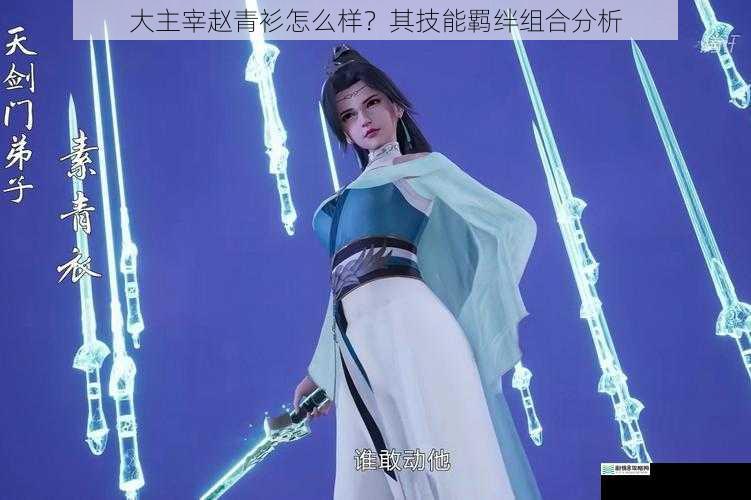 大主宰赵青衫怎么样?其技能羁绊组合分析