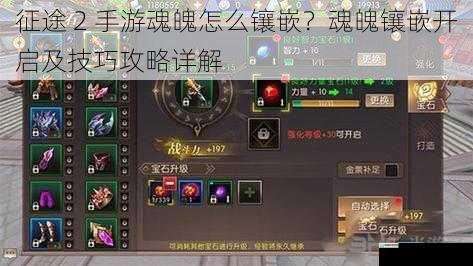 征途 2 手游魂魄怎么镶嵌?魂魄镶嵌开启及技巧攻略详解