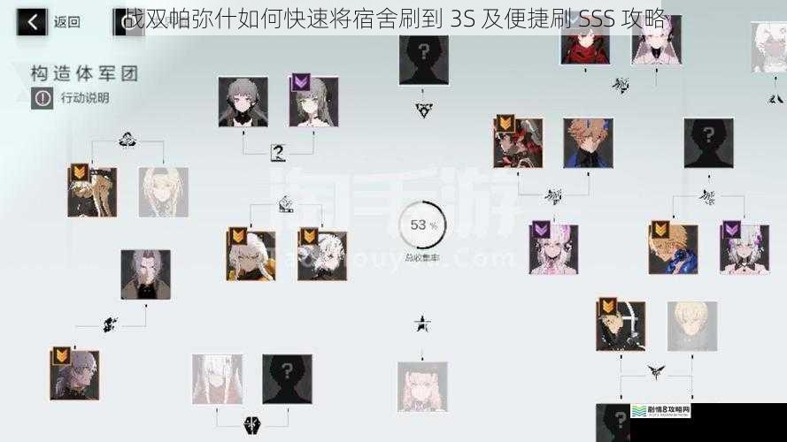 战双帕弥什如何快速将宿舍刷到 3S 及便捷刷 SSS 攻略