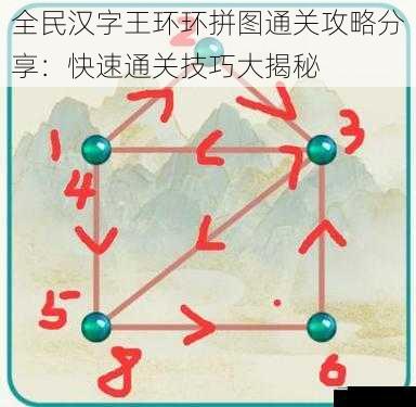 全民汉字王环环拼图通关攻略分享:快速通关技巧大揭秘