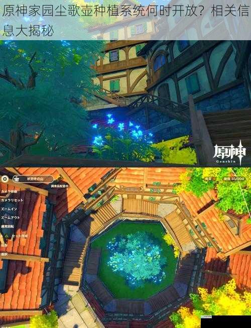 原神家园尘歌壶种植系统何时开放?相关信息大揭秘