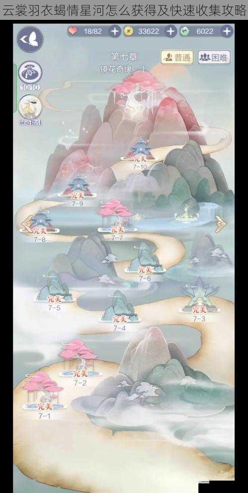 云裳羽衣蝎情星河怎么获得及快速收集攻略