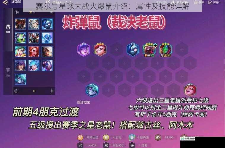 赛尔号星球大战火爆鼠介绍:属性及技能详解