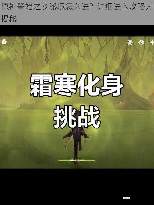 原神肇始之乡秘境怎么进?详细进入攻略大揭秘