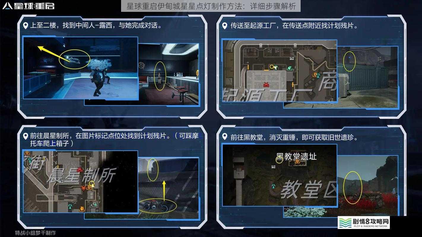 星球重启伊甸城星星点灯制作方法:详细步骤解析