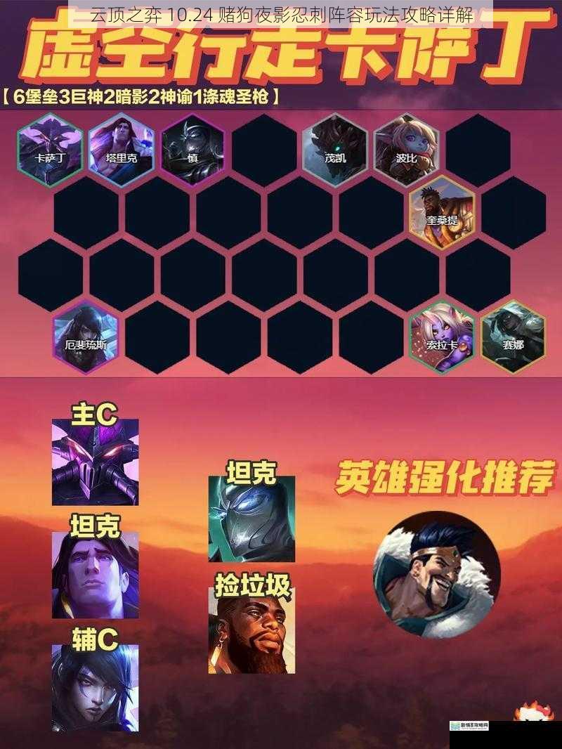 云顶之弈 10.24 赌狗夜影忍刺阵容玩法攻略详解