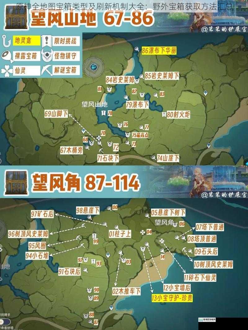 原神全地图宝箱类型及刷新机制大全:野外宝箱获取方法汇总