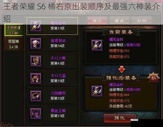 前期核心装备