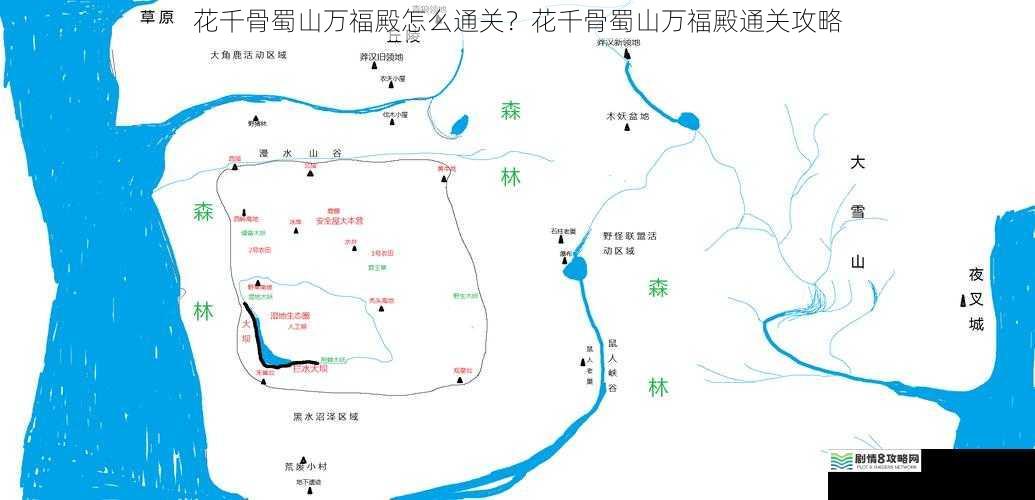 熟悉地形与怪物分布