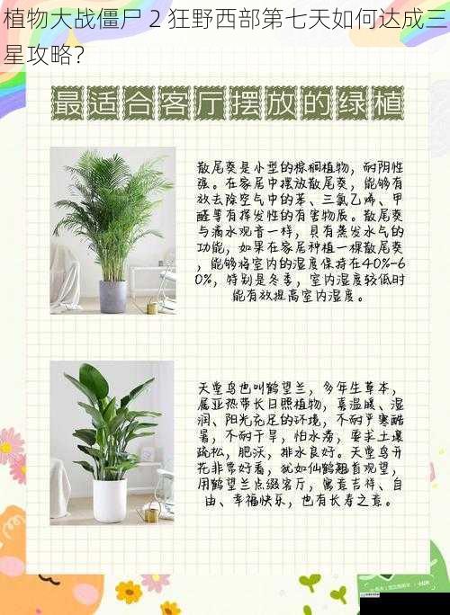 合理选择植物