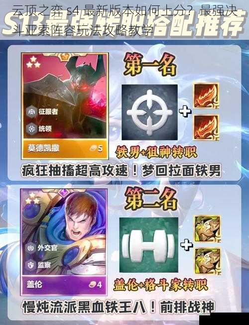 英雄搭配与站位