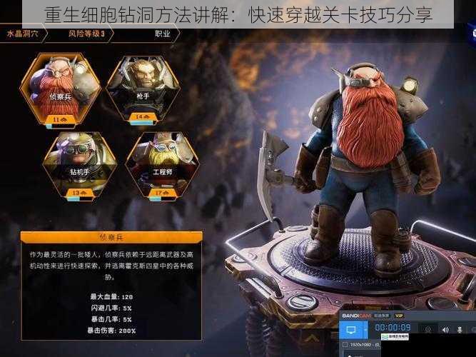 选择合适的钻洞角色