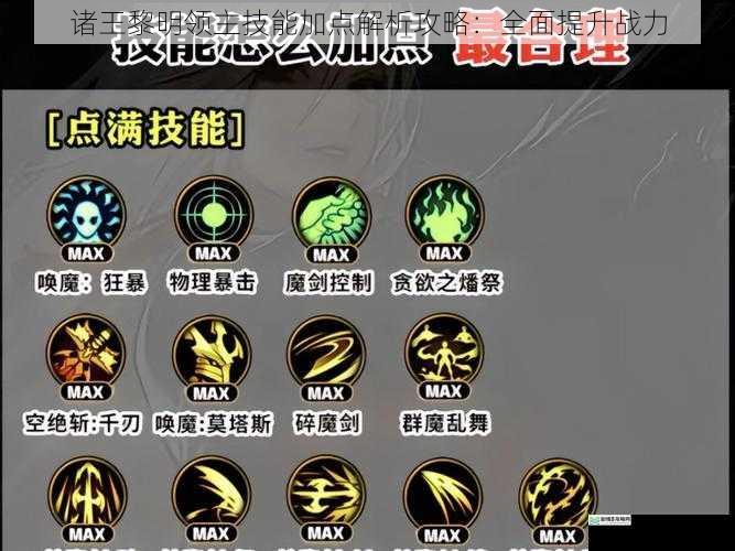 战斗技能加点