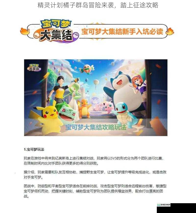 精灵选择与培养