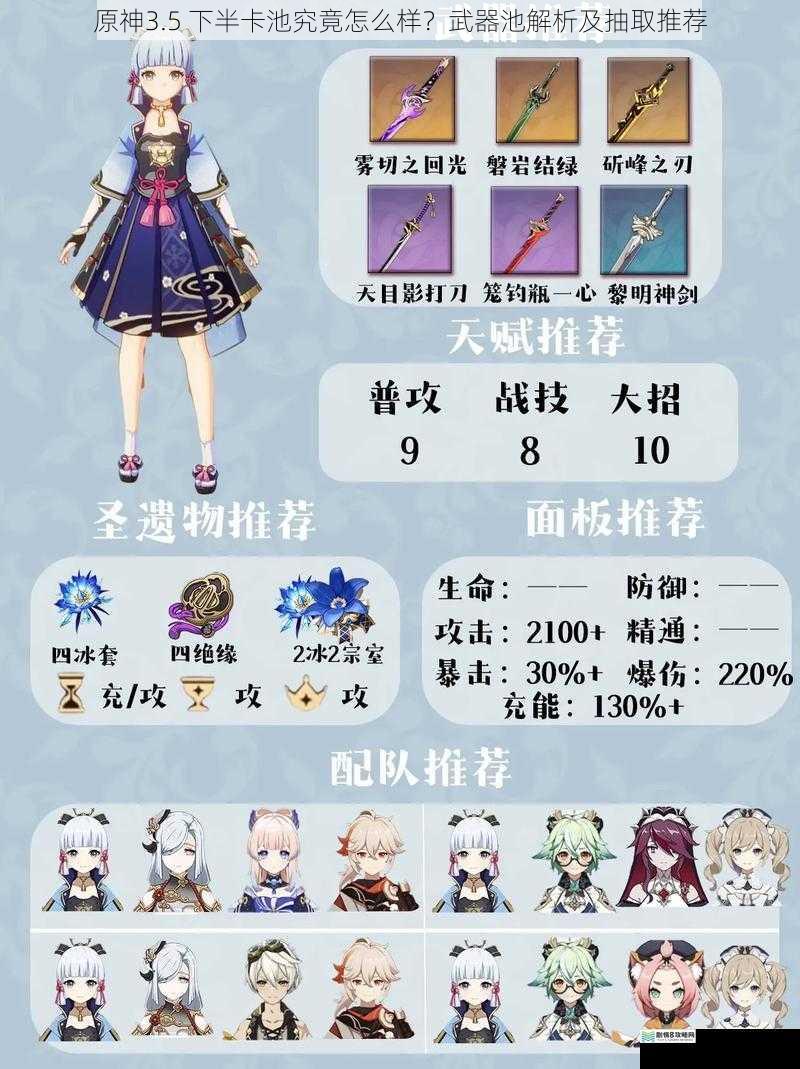 卡池角色分析
