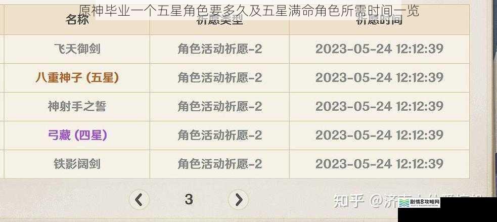 抽卡概率与次数