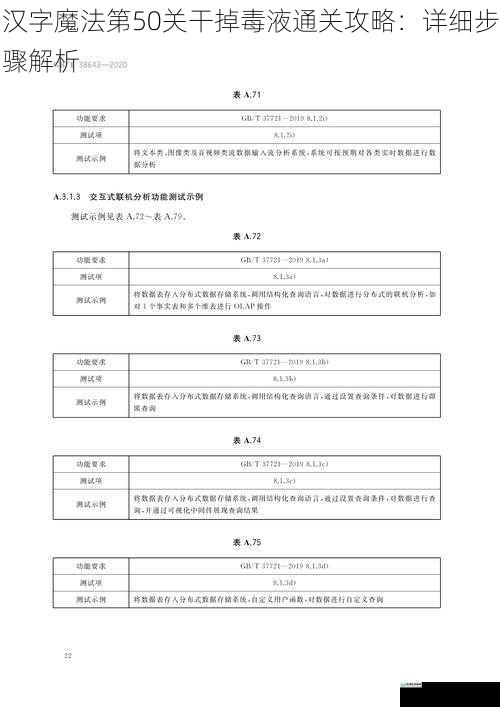 分析关卡要求