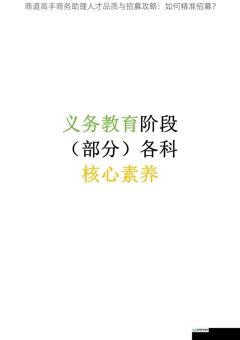 专业素养与知识储备