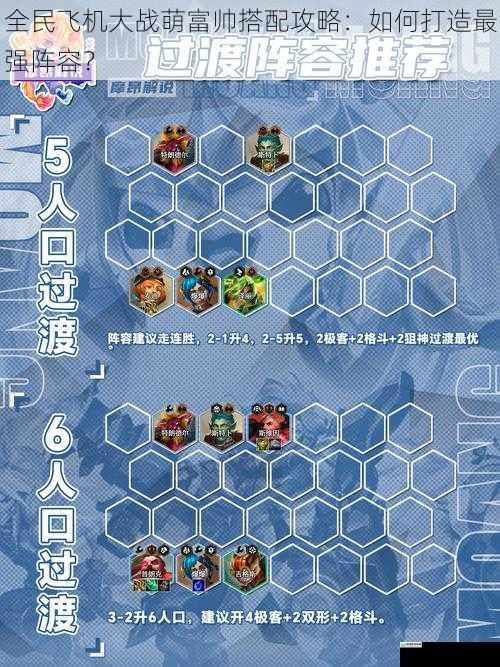 全民飞机大战萌富帅搭配攻略:如何打造最强阵容?