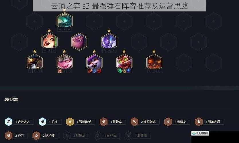云顶之弈 s3 最强锤石阵容推荐及运营思路
