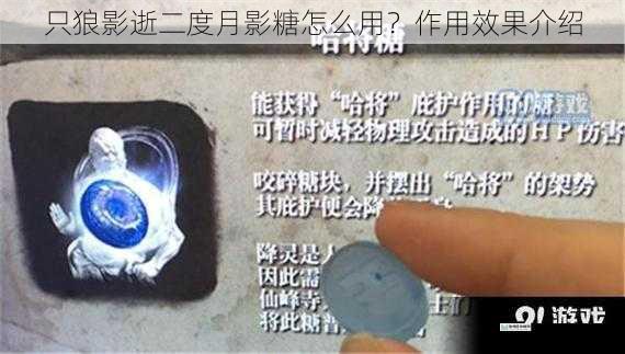 只狼影逝二度月影糖怎么用?作用效果介绍