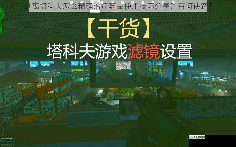 逃离塔科夫怎么精确治疗药品使用技巧分享?有何诀窍?