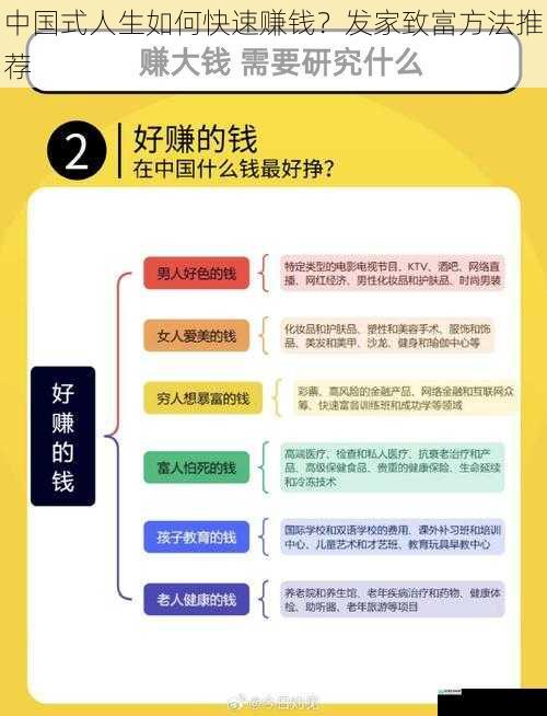 中国式人生如何快速赚钱?发家致富方法推荐