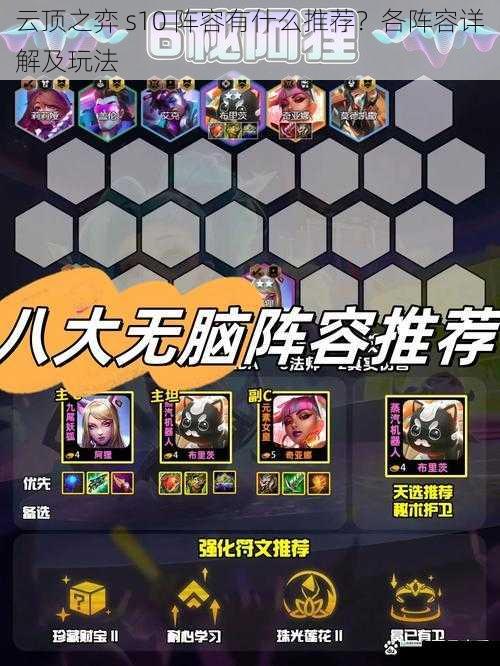云顶之弈 s10 阵容有什么推荐?各阵容详解及玩法