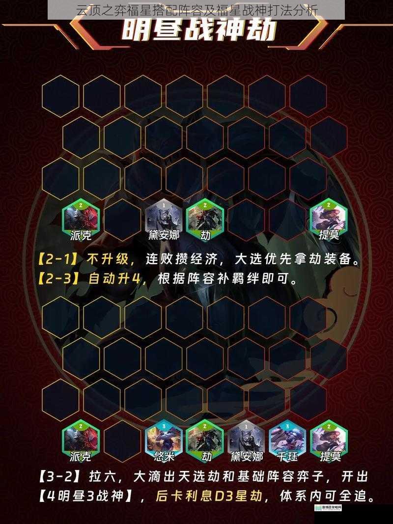 云顶之弈福星搭配阵容及福星战神打法分析