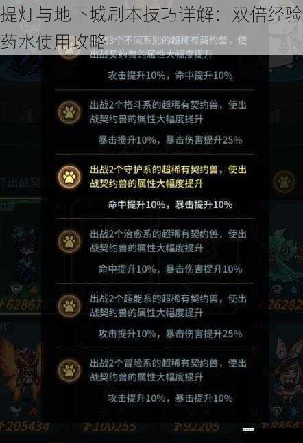 提灯与地下城刷本技巧详解:双倍经验药水使用攻略