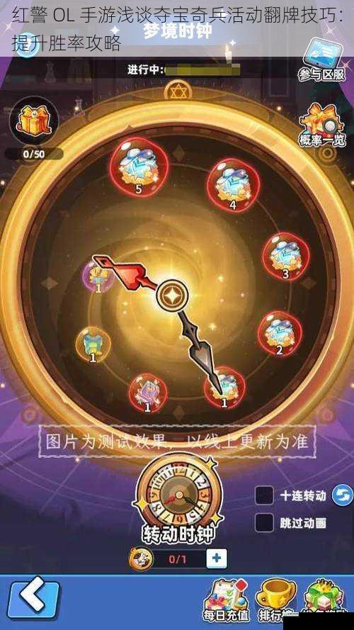 红警 OL 手游浅谈夺宝奇兵活动翻牌技巧:提升胜率攻略