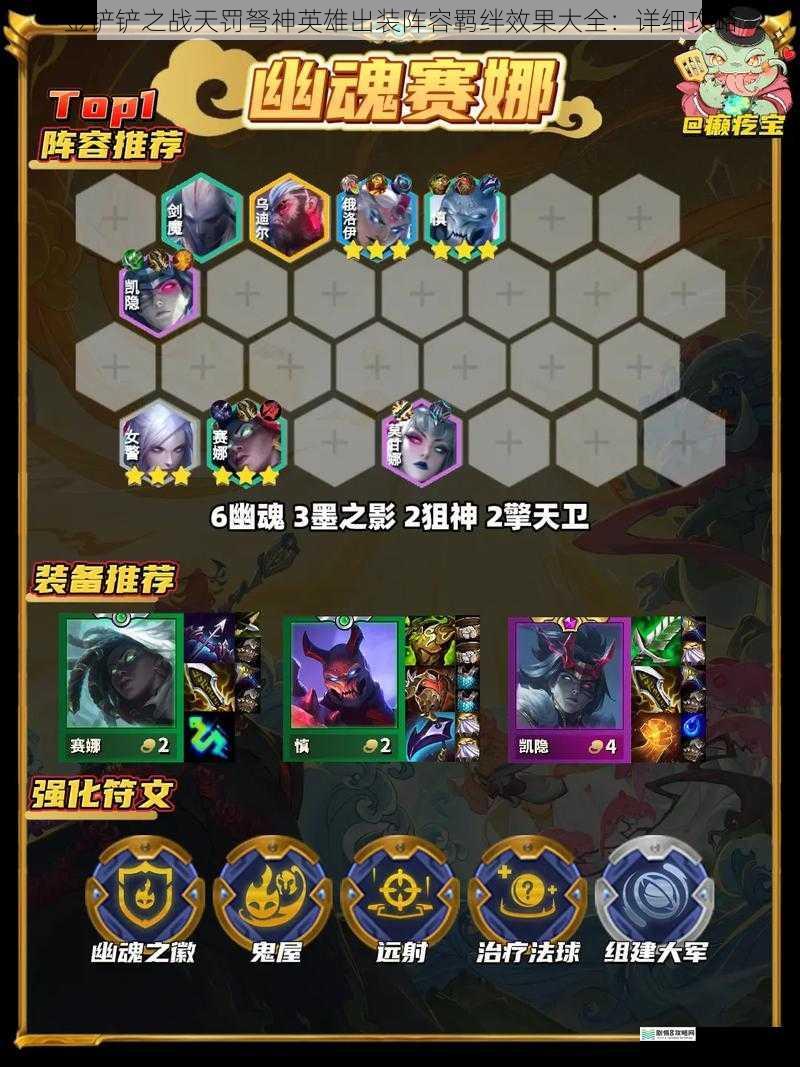 金铲铲之战天罚弩神英雄出装阵容羁绊效果大全:详细攻略
