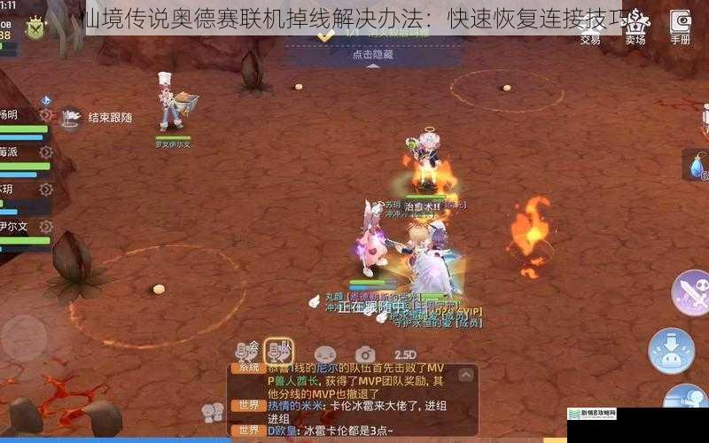 仙境传说奥德赛联机掉线解决办法:快速恢复连接技巧