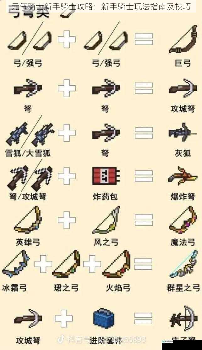 元气骑士新手骑士攻略:新手骑士玩法指南及技巧