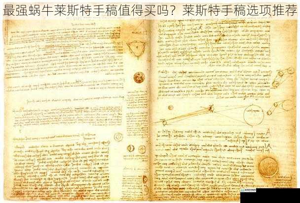最强蜗牛莱斯特手稿值得买吗?莱斯特手稿选项推荐