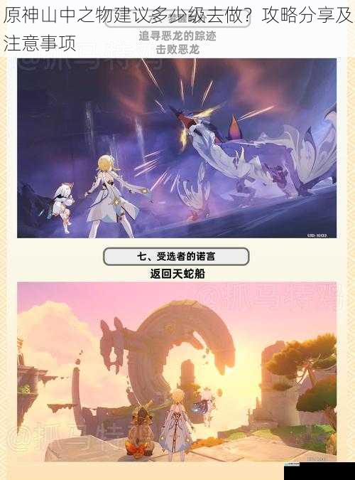 原神山中之物建议多少级去做?攻略分享及注意事项