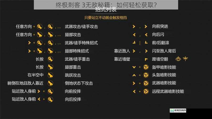 终极刺客 3无敌秘籍:如何轻松获取?