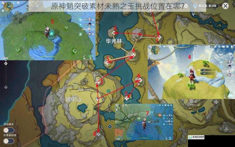 原神魈突破素材未熟之玉挑战位置在哪?