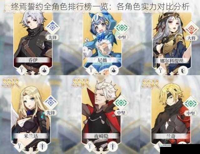 终焉誓约全角色排行榜一览:各角色实力对比分析